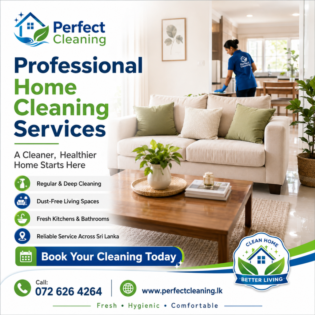 Professional Home Cleaning Services in Sri Lanka